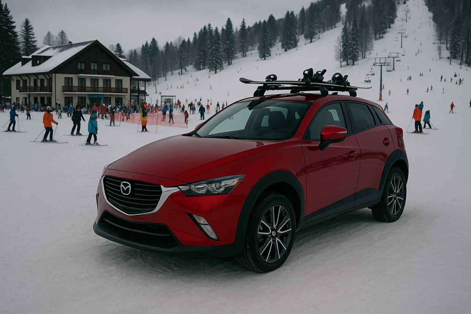 Mazda CX3, Bakuriani