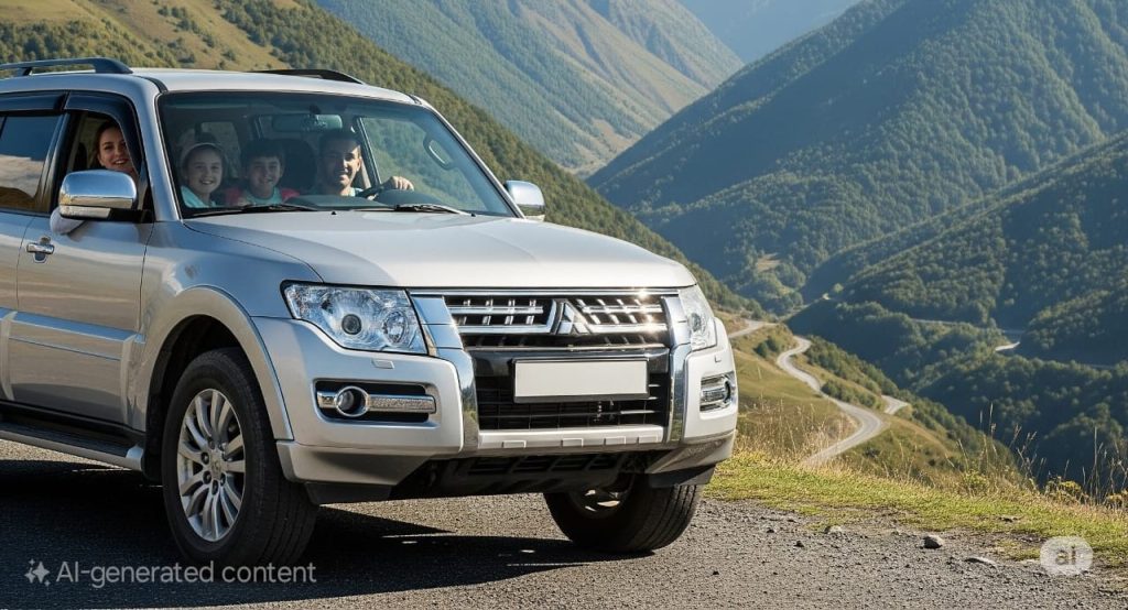 Mitsubishi Pajero, Family in the mountains, Tusheti